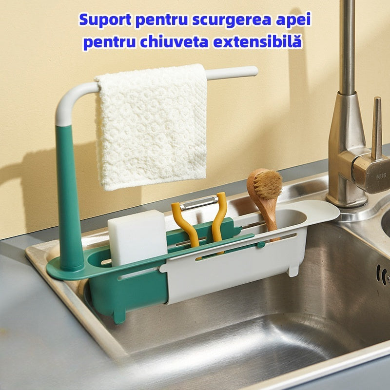 Suport pentru scurgerea apei pentru chiuveta extensibilă