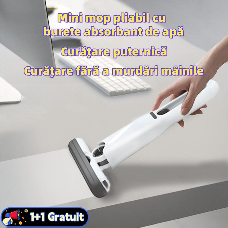 Mini mop pliabil cu burete absorbant de apă（🎁1+1 Gratuit 🤩）