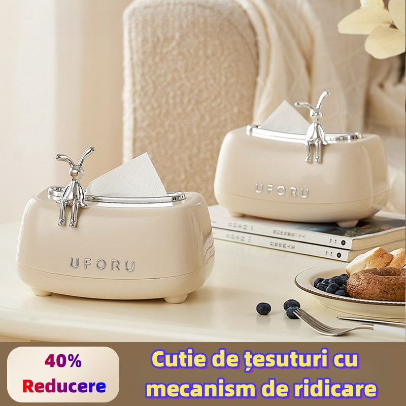 High quality luxury tissue box with bow 