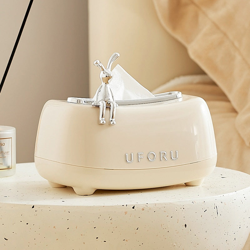 High quality luxury tissue box with bow 