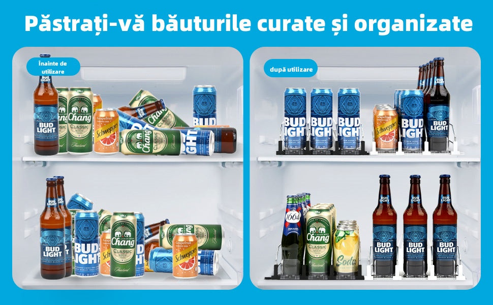 Refrigerated beverage dispenser Holder for bottles in the refrigerator 