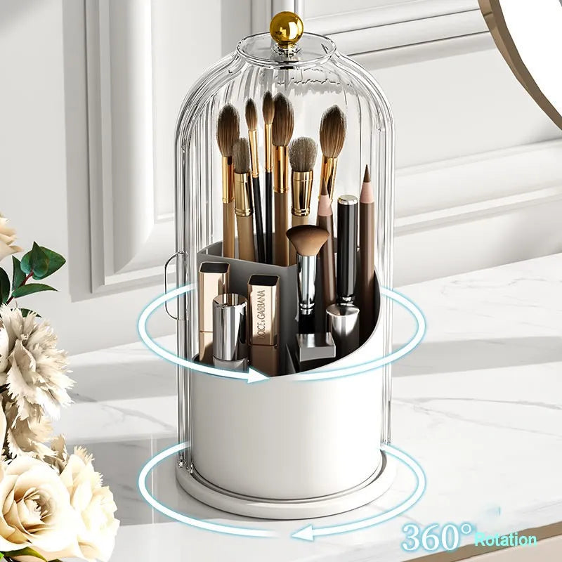 360° rotating makeup storage box